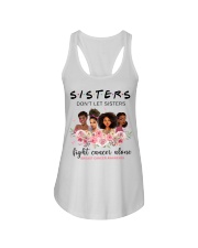Sisters Don't Let Sisters Fight Cancer Alone Ladies Flowy Tank tile
