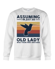 Assuming I'm Just An Old Lady - Hummingbird Crewneck Sweatshirt tile