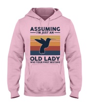 Assuming I'm Just An Old Lady - Hummingbird Hooded Sweatshirt front