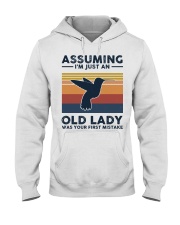 Assuming I'm Just An Old Lady - Hummingbird Hooded Sweatshirt tile