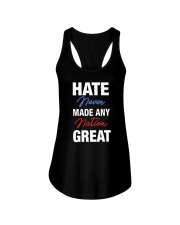 Hate Never Made Any Nation Great Ladies Flowy Tank tile