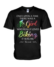 Once Upon A Time - Biking V-Neck T-Shirt tile