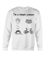 Biking - I'm A Simple Woman Crewneck Sweatshirt tile