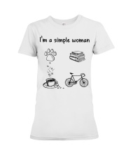 Biking - I'm A Simple Woman Premium Fit Ladies Tee tile
