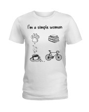 Biking - I'm A Simple Woman Ladies T-Shirt tile