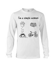 Biking - I'm A Simple Woman Long Sleeve Tee tile