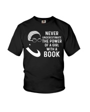 RBG Never Underestimate The Power Of A Girl Youth T-Shirt tile
