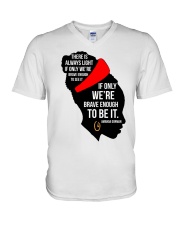 There is always light V-Neck T-Shirt tile