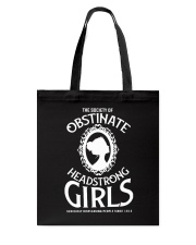 The Society Of Obstinate Headstrong Girls Tote Bag tile