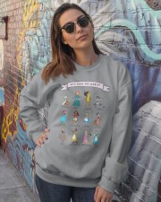 Who Runs The World Crewneck Sweatshirt lifestyle-unisex-sweatshirt-front-3