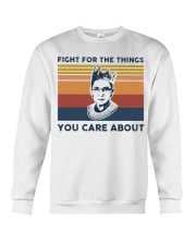 RBG - Fight For The Things You Care About Retro Crewneck Sweatshirt tile