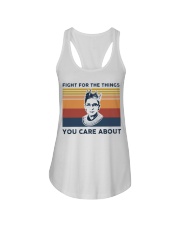 RBG - Fight For The Things You Care About Retro Ladies Flowy Tank tile