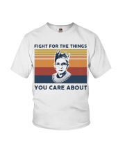 RBG - Fight For The Things You Care About Retro Youth T-Shirt tile
