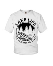Lake Life Cuz Beaches Be Salty Youth T-Shirt tile