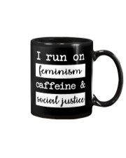 I Run On Feminism Caffeine And Social Justice Mug tile