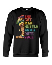 She Got Mad Hustle And A Dope Soul Crewneck Sweatshirt thumbnail