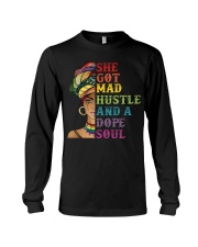 She Got Mad Hustle And A Dope Soul Long Sleeve Tee thumbnail