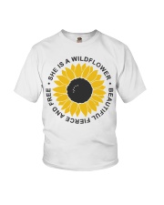 She Is A Wildflower Youth T-Shirt tile