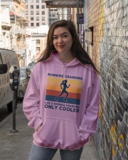 Running Grandma Like A Normal Grandma Only Cooler Hooded Sweatshirt lifestyle-unisex-hoodie-front-1