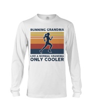 Running Grandma Like A Normal Grandma Only Cooler Long Sleeve Tee tile