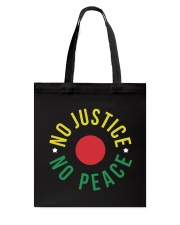 No Justice No Peace Tote Bag tile