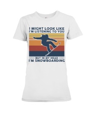 I Might Look Like I'm Listening To You Premium Fit Ladies Tee tile