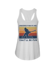 Underestimate Me That'll Be Fun - Cricket Ladies Flowy Tank tile