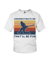 Underestimate Me That'll Be Fun - Cricket Youth T-Shirt tile