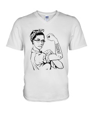 RBG Dissent V-Neck T-Shirt tile