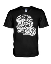 Empowered Women Empower Women Silhouette V-Neck T-Shirt tile