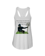 I'm Trying Very Hard Not To Connect With People Ladies Flowy Tank tile