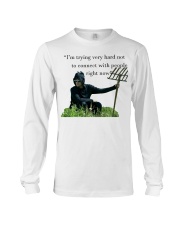 I'm Trying Very Hard Not To Connect With People Long Sleeve Tee tile