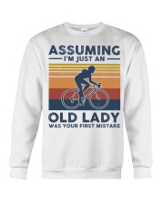 Assuming I'm Just An Old Lady - Biking Crewneck Sweatshirt tile