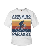 Assuming I'm Just An Old Lady - Biking Youth T-Shirt tile
