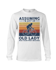 Assuming I'm Just An Old Lady - Biking Long Sleeve Tee tile