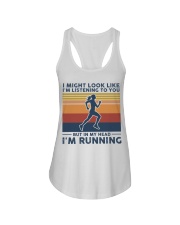 I Might Look Like I'm Listening To You - Running Ladies Flowy Tank tile