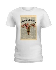 Grow A Pair Dictionary Ladies T-Shirt tile