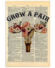 Grow A Pair Dictionary 11x17 Poster front