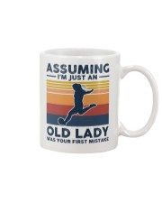 Assuming I'm Just An Old Lady - Football Retro Mug tile