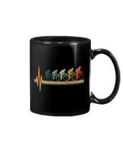 Biking Heartbeat Vintage Mug tile
