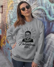 Notorious RBG Crewneck Sweatshirt lifestyle-unisex-sweatshirt-front-3