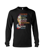RBG Women Belong In All Places Long Sleeve Tee tile