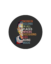 RBG Women Belong In All Places Circle Cutting Board tile