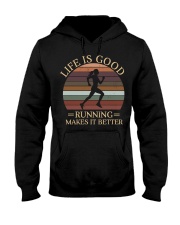 Life Is Good Running Makes It Better Hooded Sweatshirt tile