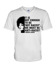 It Is Not Enough To Be Non-racist V-Neck T-Shirt tile