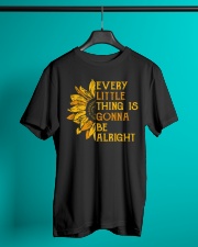 Every Little Thing Is Gonna Be Alright Sunflower Classic T-Shirt lifestyle-mens-crewneck-front-3