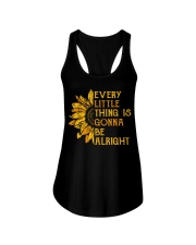 Every Little Thing Is Gonna Be Alright Sunflower Ladies Flowy Tank tile