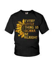 Every Little Thing Is Gonna Be Alright Sunflower Youth T-Shirt tile