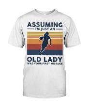 Assuming I'm Just An Old Lady - Basketball Premium Fit Mens Tee tile