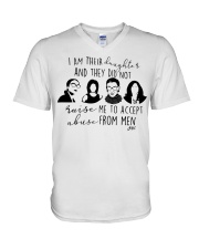 I Am Their Daughter V-Neck T-Shirt tile